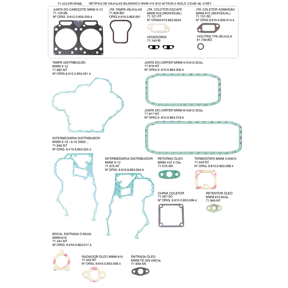 JUNTA MT MWM 4.12 4CC C/RET
