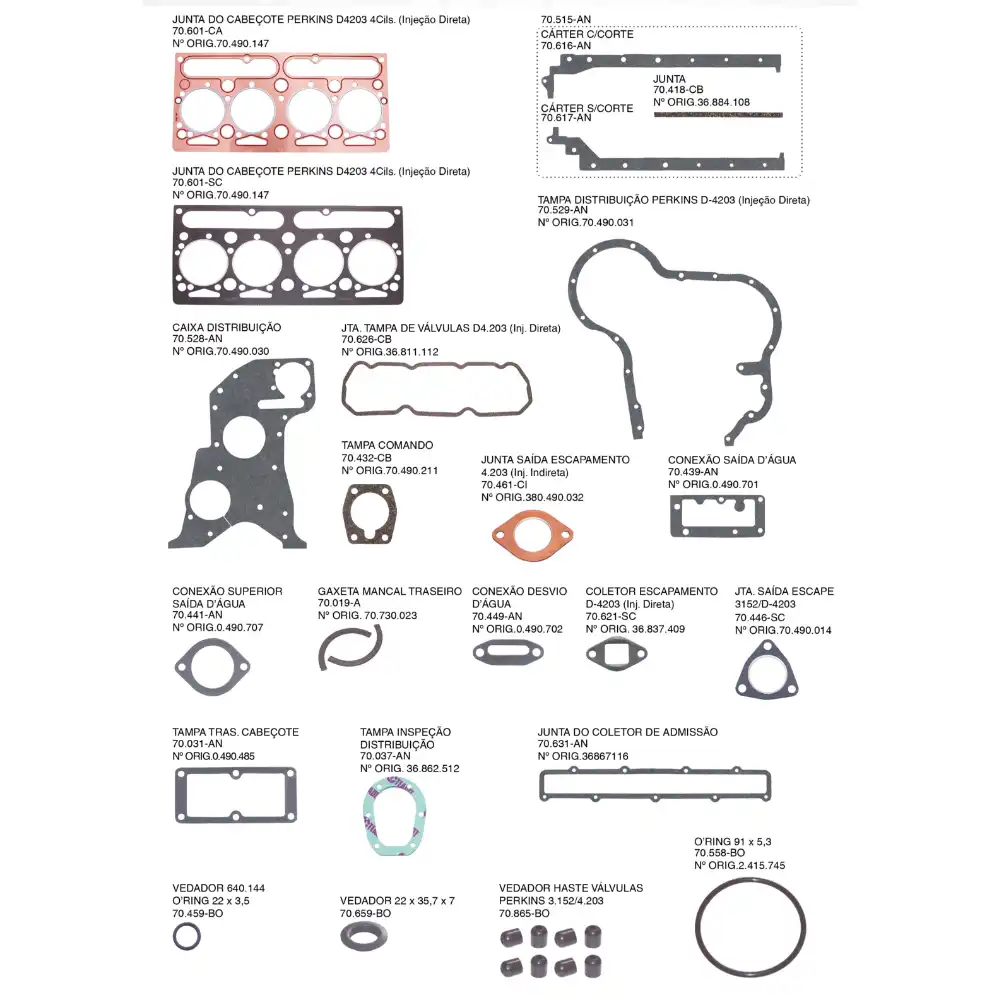 JUNTA MT PERKINS 4203 C/RET DA POLIA ID