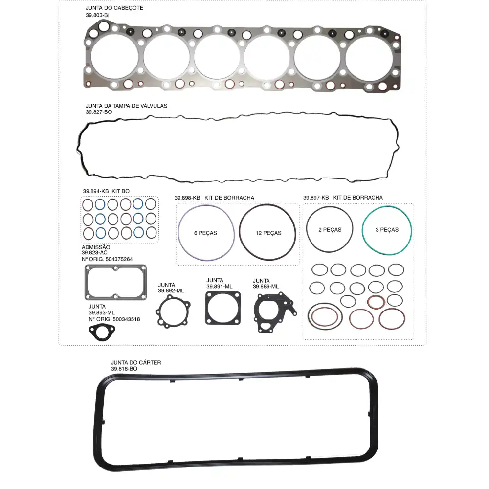 JUNTA MT IVECO STRALIS 450E33T CURSOR 13