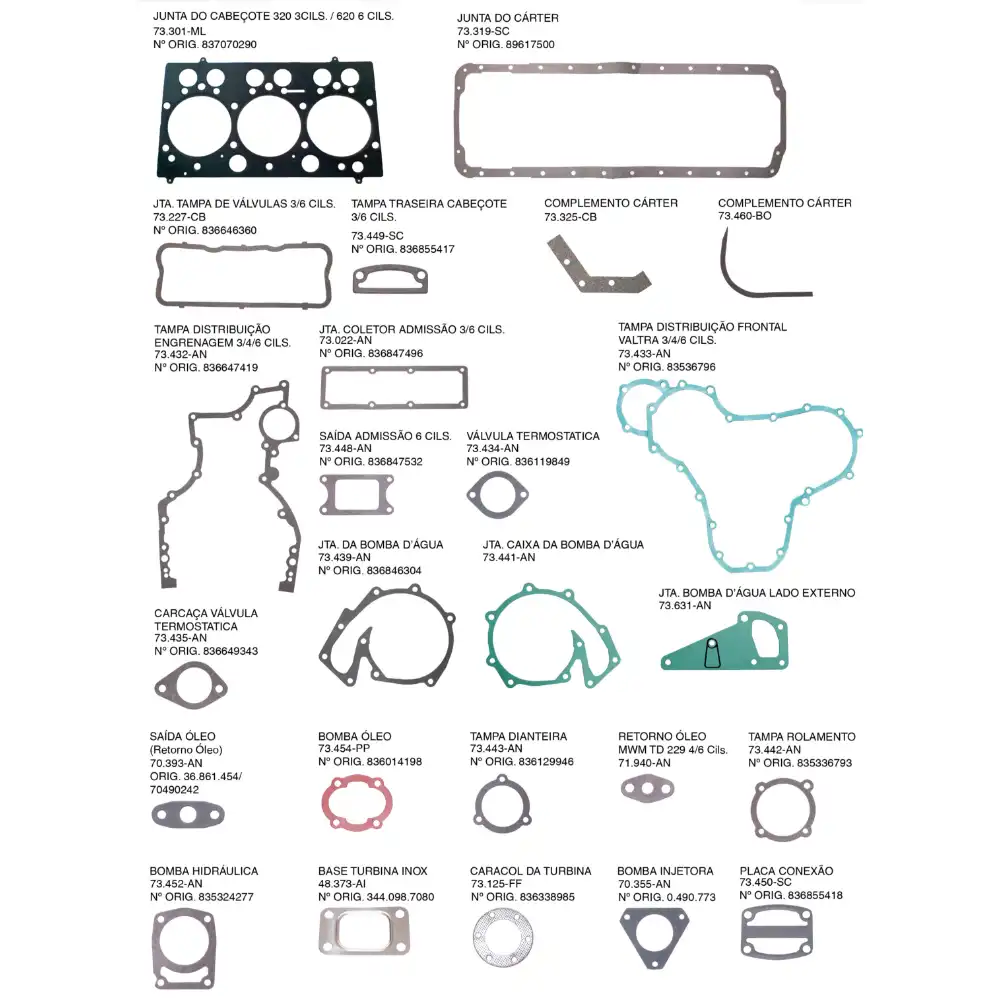 JUNTA MT VALTRA 620DS 6CC C/RET