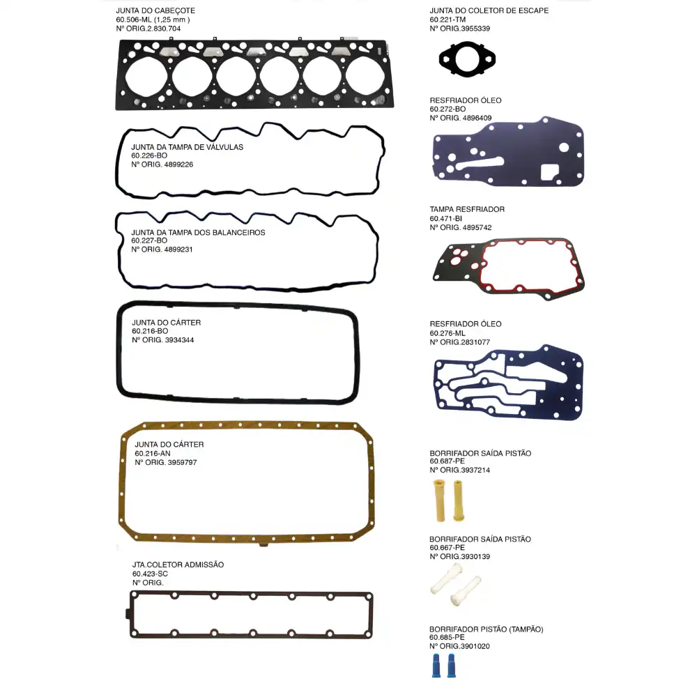 JUNTA SUPERIOR CUMMINS ISB 6CC C/RET