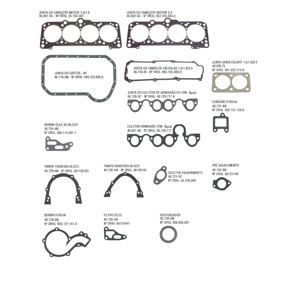 JUNTA SUPERIOR VW AP 1.6/1.8 97/...S/RET